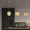 Pendant Lamps Glass Lamp LED Amber Industrial Chandelier Light For Bedroom Bedside Kitchen Dining Table Hanging Lighing Indoor DecorPendant