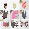 Women Swimodwear Designer F moda stroju kąpielowa Seksowne dziewczyny Kąpiec Kąpiec Tekstyle Summer Beach Bikinis Zestaw jednoczęściowy ubrania pływackie kąpki bikini garnitury 400B