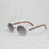 Vintage naturlig buffel horn solglasögon män trä klara glasögon ram trä runt solglasögon för sommar utomhus oculos gafas