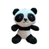 Animais criativos de 10cm PANDA KEYCHAIN ​​DOLL PANDA BACA DE TROOLHA PENENTE PENENTE DONDNIONAL PLUSH PLUSH Toy Bag Acessórios