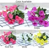 Flores decorativas grinaldas artificiais Morning Glory Vine Decoration Garden Shop SimulationDecorative