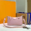 Hoge kwaliteit Monogram reliëf schoudertas gemakkelijk zakje designer tassen handtas vrouwen messenger handtassen water rimpel tote mode ketting messengers tas portemonnee