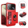 Military Grade Card Slot Cases Shockproof Ring Stand Camera Protective For RedMi Note 11 Pro 10 9 9A 10A 10C XiaoMi Mi 11T 12 12X POCO X3 X4 M4