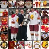 2022 NCAA Custom Ferris Государственные бульдоги сшитые хоккею Джерси 4 BOB Nardella 33 NORM KRUMPSCHMID 14 Чад Биллинс 10 Павел Lowden 11 Peter Downden 36 Road Schluter