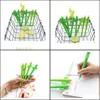 Bollpoint penns skrivning levererar kontorsskola företag industriella 1 st nya söta kreativa kawaii kaktusgel penna sucent växter brevpapper k