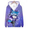 Kadın Ceketleri Gacha Life Fermuper Hoodie Erkekler/Kadınlar 3D Sweatshirt Erkek Kızlar ve Chlidren Street Sevimli L 100-4xl Büyük boy Women's