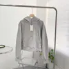 2023 mezza zip con cappuccio oversize donna Yoga maglione manica lunga spessa cerniera zip-up felpa con cappuccio colorata felpa confortevole