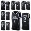 Écran Imprimé Basketball Paul George Jersey 13 Kawhi Leonard 2 Reggie Jackson 1 Luke Kennard 5 Ivica Zubac 40 Eric Bledsoe 12 Norman Powell 24 Grey Blanc blanc rouge blanc