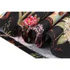 Bawełna Y2K Lato Mini Spódnice Kobiety Harajuku Plaża Streetwear Vintage Czarny Kwiatowy Drukuj Krótki Spódnica Linia Falda Corta 220317