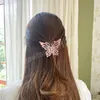 Artiglio per capelli a farfalla per donna ragazza in plastica trasparente di grandi dimensioni fermaglio per capelli granchio morsetti copricapo accessori per capelli regalo