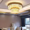 Kolye lambaları Modern Altın Işık Lüks Kristal Çevre Çür Yardımcı Villa Restoran Oturma Odası Aydınlatma El Mühendislik Lightingpendent