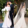 Manches longues 2022 Robes de mariée sirène robe nuptiale cou choux cou sur mesure en dentelle de plancher en satin plus vestidos de taille de novia mariee