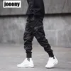 Męskie Spodnie Cargo Joggers Hip Hop Techwear Mężczyzna Japońska Streetwear Harem Spodnie joggingowe dla Plus Size 220325
