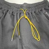 Casual Fashion Atmungsaktive Rhude Mesh Shorts Männer Frauen Sommer Bunte Streifen Kordelzug Lange String Rhude Reithose