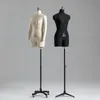 Maniquí de confección de corte para mujer, modelo de ropa estándar, diseño de enseñanza, modelo de impresión, pantalla que se puede insertar