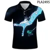 Polos para hombres Kimetsu No Yaiba Verano 3D Impreso Moda Ropa Hombres Camisas Boy Street Manga corta De Hombre Streetwear HommeMen's Men'sMen's