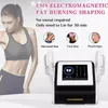 2 pieces rf handles body shaping 7 tesla figure sculpting high intensity focused HI-EMT Ems electric muscle stimulator machine for sale