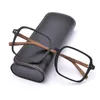 Mode solglasögon ramar japanska märke 18g endast ultralätt trä överdimensionerade glasögon lyx män kvinnor optisk myopia recept glasögon