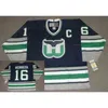 Nik1 Men's #10 Ron Francis Hartford Whalers Vintage Retro ice Hockey stitched Jersey 11 KEVIN DINEEN 5 Ulf Samuelsson 16 Pat Verbeek