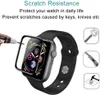 For Apple Watch Screen Films Compatible with iwatch 45mm 41mm 44mm 42mm 40mm 38mm Full Glue Tempered Glass Protector Smartwatch 1-7 series with retail package
