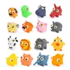 UPS Fidget Toy Pinch Music Cartoon Winking Animal Pop Eye Doll Squeeze and Pinch Fun Plastic Pops Eyes Winkings Vent stress reliever Toys