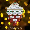 الراتنج شخصية الجوارب الجوارب الأسرة من 2 3 4 5 6 7 8 شجرة عيد الميلاد زخرفة ديكورات الإبداعية المعلقين 304B