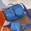 Hoge kwaliteit mode luxe schoudertas Onthego Medium Tote Damesontwerpers Handtassen bij het zwembad Monogrammen reliëf Messenger bags 8-kleuren cameratassen