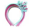 Meisje Kinderen Kroon Hoofdband Plastic Tiara Haar Sticks Prinses Kinderen Hoofddeksels Haar Accessoire Snoep Kleuren