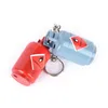 Keychains mini gascilindervormige mooie sleutelketen navulbare butane sigaretten vlam lichter voor man nr tot je vul cadeaubeychains emel22