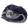 Womens Vintage Style Wool Blend Loretta Beret Flowers Winter Basque French Artist Dress Cap T496 J220722