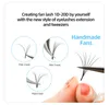 FALSE EYGRASS 16ROWS Individiga fransar Tray ALLA STORLEK 5MM25MM LÄNGNING MINK EYELASS EXTENSION Classic Volume Matte Black Eyelashes6971187