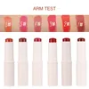 Geen logo waterdichte blush stick make -up roze rode matte contour voor wangen en lippen