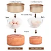 Round Cheese cake Pan 6-Inch & 8-Inch 10-Inch cylinder-shaped with Removable Bottom Non-Stick Bakeware Cake mold mould W220425