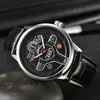 Fashion Luxury Sports 3D Car Steering Watch för män Racing Sports Watches Men's Quartz Watch for Auto Car Fans Reloj 220511