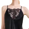 Dames slaapkleding dames satijnen laag uitgesneden backless dame sexy strap night dames nachtjaars bruidsmeisje cadeau