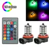 Car Styling RGB LED Auto Car Faro 5050 27 SMD Fendinebbia Testa Lampadina con telecomando 9005 9006 H11 H7 2 pezzi 9027971