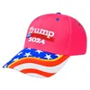 Cappelli da festa Nuovo modello Decor Trump 2024 Visiera parasole Cappello da baseball ricamato Cappellini per le elezioni presidenziali degli Stati Uniti CCE13681