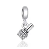 925 Sterling Silver Dangle Charm Btuamb New Fashion Crystal Tree Lipstick Unicorn Simulated P￤rlor P￤rlor Fit Pandora Charms Armband DIY smycken Tillbeh￶r