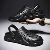 Mannen Zomer Sandalen Mannelijke Toevallige Outdoor Schoen Klomp antislip Thuis Baden Slipper EVA Lichtgewicht Flip Flop Mode Krokodil voor Mannen H220412