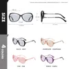 LIOUMO модный дизайн Похромные солнцезащитные очки для женщин поляризационные дорожные очки негабаритные роскошные женские очки 220531
