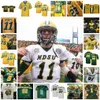 11カーソンウェンツジャージー2022 NCAA NDSUノースダコタステートバイソンステッチフットボール