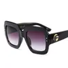 Oversized vierkante zonnebrillen vrouwen vintage retro zonnebrillen merk zwarte grote tinten vrouwelijke oculos uv4008352124