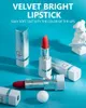 Pudaier sexy rood fluwelen matte lippenstift natuurlijke kleur rijke cosmetische make -up voor vrouwen langdurige tint mat lip stick