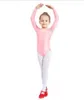Uzun Kollu Catsuit Kostümler Leotard Child Jimnastik Teknaz Ballet Dans Yürümeye Başlıyor