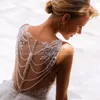 Other Wedding Dresses Gorgeous A-Line Floor Length Tulle Lace Appliques Sheer V-Neck Sequins Beading Back Beach Bridal Gowns 2022Other