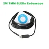 2m 5m 7m usb mini Waterproof Car Endoscopio Tube mini Camera 7mm diameter Lens 6LED USB Endoscope Borescope218L