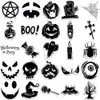 50Pcs Horror Black and White Goth Stickers Halloween Party Graffiti Stickers Pack For Moto Car Suitcase Laptop Sticker Skateboard