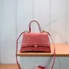 Marcas Alligator Saddle Bags para mujer 2022 Moda Cocodrilo Patrón Diseñador dama Bolso Hombro Crossbody tote Bag Pequeño Clutch Monedero 23cm