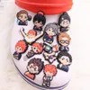 MOQ 20Pcs PVC Cartoon Japan Anime Character Boy Shoe Charms Shoe Parts Accessories Decoraiton Buckle for Bands Bracelets