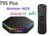 T95Z Plus Android 12 TV BOX RGB Light 6K Ultra HD 2.4G/5G Wifi6 4GB 32GB 64GB Allwinner H618 Quad Core BT5.0 HDR 10 Телевизионная приставка